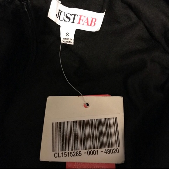 NWT JustFab Black Sequin Dress - Picture 5 of 5